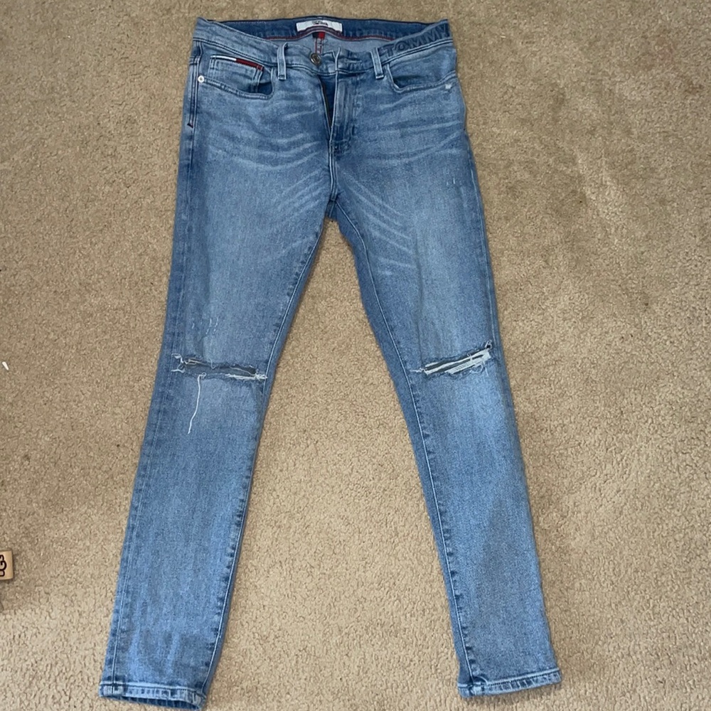 Mens Tommy Hilfiger skinny jeans size 30/30